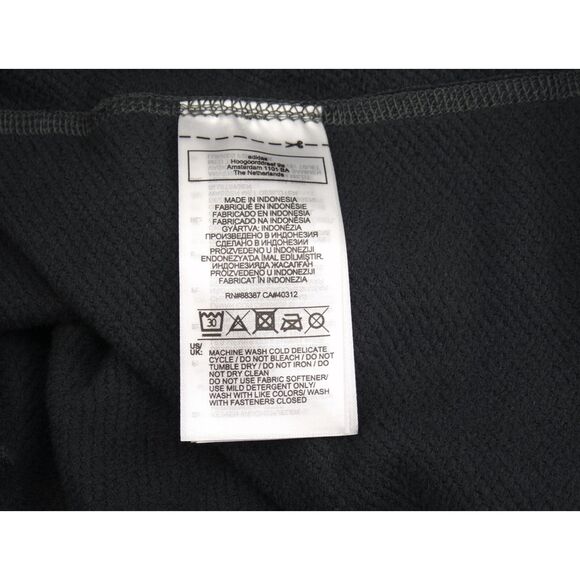 Adidas Primegreen Cycling Jacket | Womens Sz L, Charcoal Gray, 3 Stripes - Picture 7 of 7